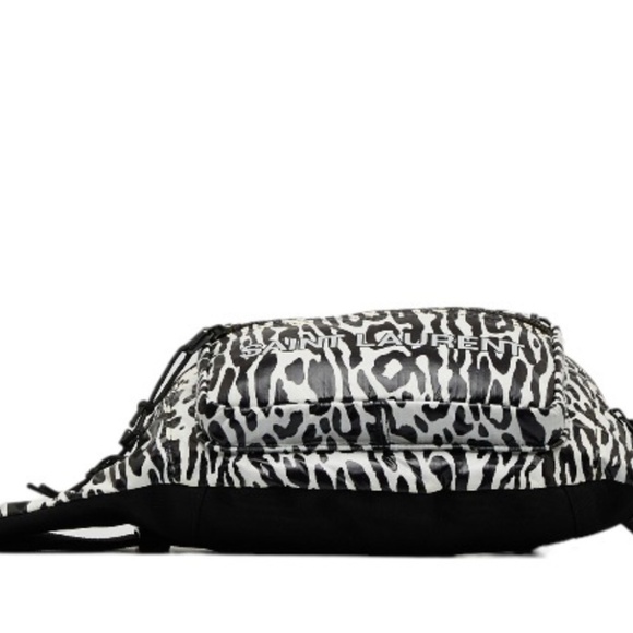 Sold! YSL Saint Laurent EUC Zebra Nux Body Bag White - Picture 4 of 6